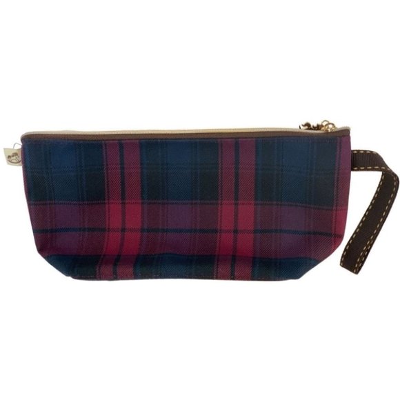 Waterproof Plaid Dumpling Cosmetic Makeup Bag - Picture 1 of 12